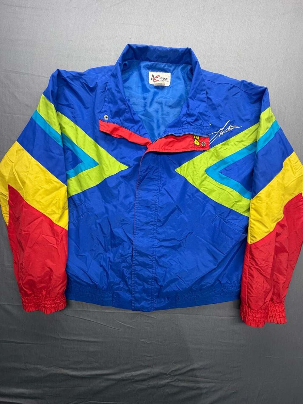 Vintage Chase Authentics Jeff Gordon No. 24 Nascar Nylon Racing Jacket Size XL